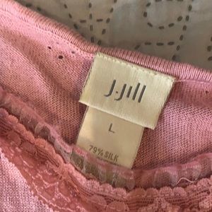 J Jill camisole/fine weave sweater tank top